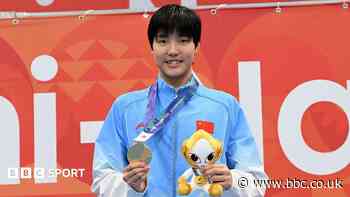 Yu, 13, wins record-breaking first major gold medal