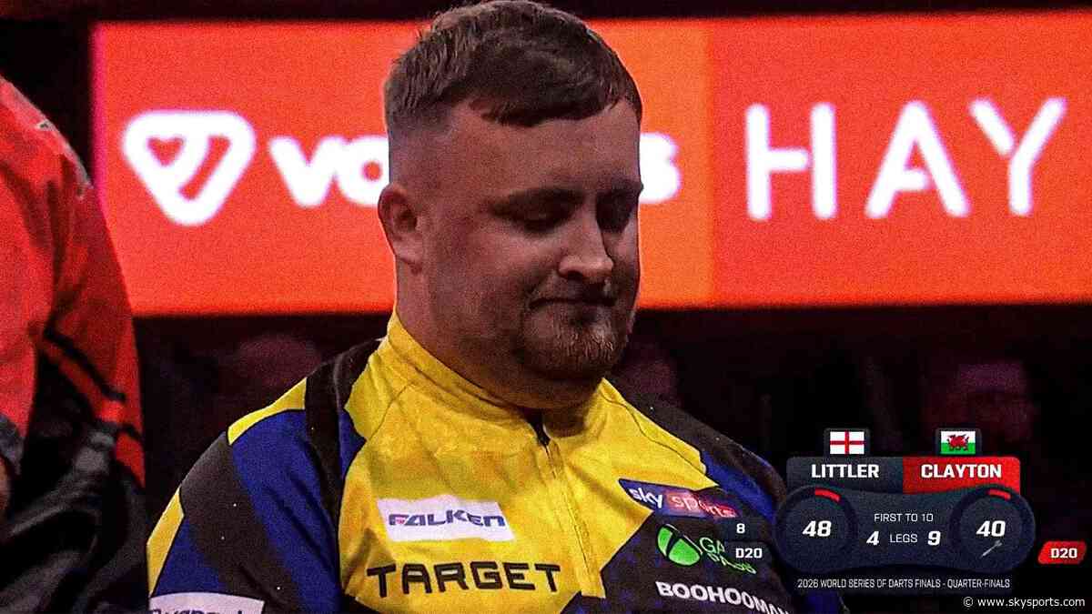 The moment Littler's clean sweep bid ended at the World Series Finals!