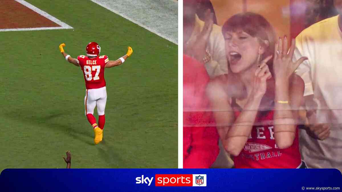 Taylor Swift sends message after record-breaking Kelce touchdown!