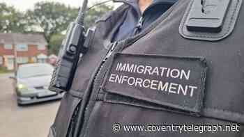 'Multiple vehicles seizures' in police, immigration and DVLA Coventry sting