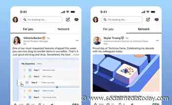 LinkedIn tests Network tab to encourage engagement among connections