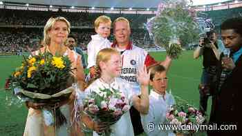 Ronald Koeman's son breaks down in tears over crowd's tribute to his mum: Goalkeeper son of ex-Premier League boss left heartbroken by death after battle with breast cancer