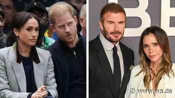 Nicht mal eine SMS zurück: Beckhams lassen Harry und Meghan eiskalt auflaufen