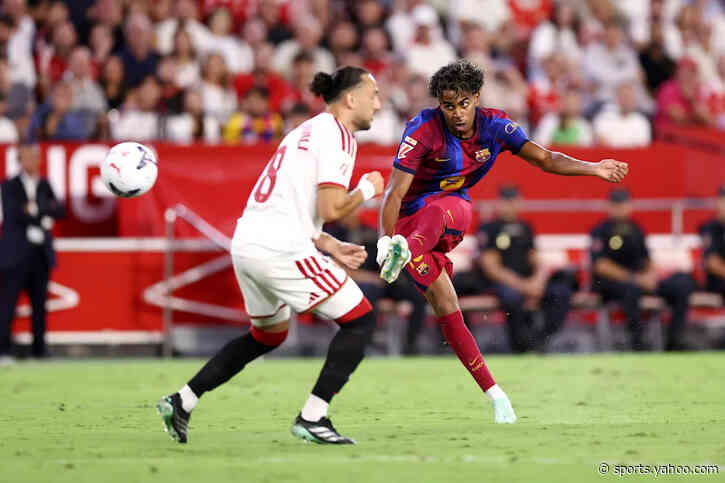 Barcelona’s Lamine Yamal celebrates Real Madrid’s derby defeat with social media activity