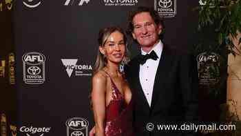 Former Essendon coach James Hird makes red carpet debut with new girlfriend Natalie Young as they lead the glamorous WAG arrivals at 2026 Brownlow