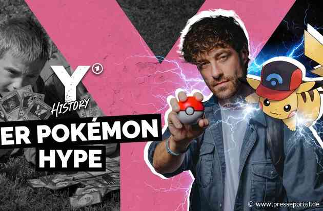 "Y-History: Der POKÉMON-Hype: 30 Jahre Pikachu, Karten und Kult" in der ARD Mediathek ab 21. September