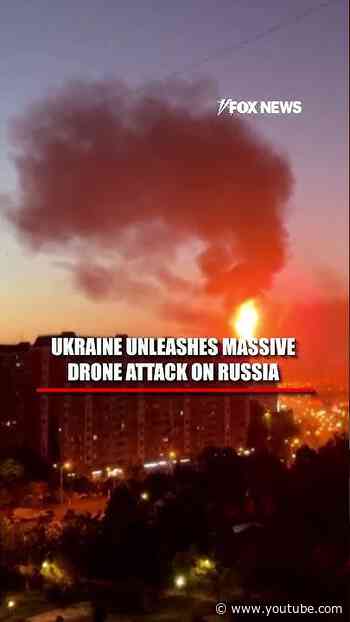 SEE IT: Ukraine launches 'LARGEST EVER' drone attack against Moscow #ukraine #shorts #russia
