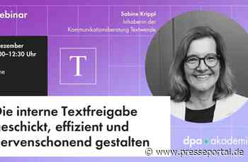 Interne Freigabeprozesse optimieren | dpa Akademie