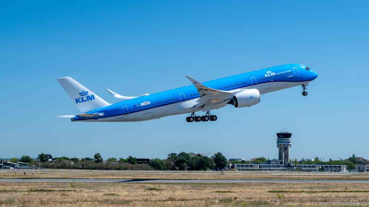 KLM verwelkomt begin oktober eerste Airbus A350 op Schiphol