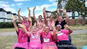 Beverley care home resident Isobel finds charity challenge muddy lovely