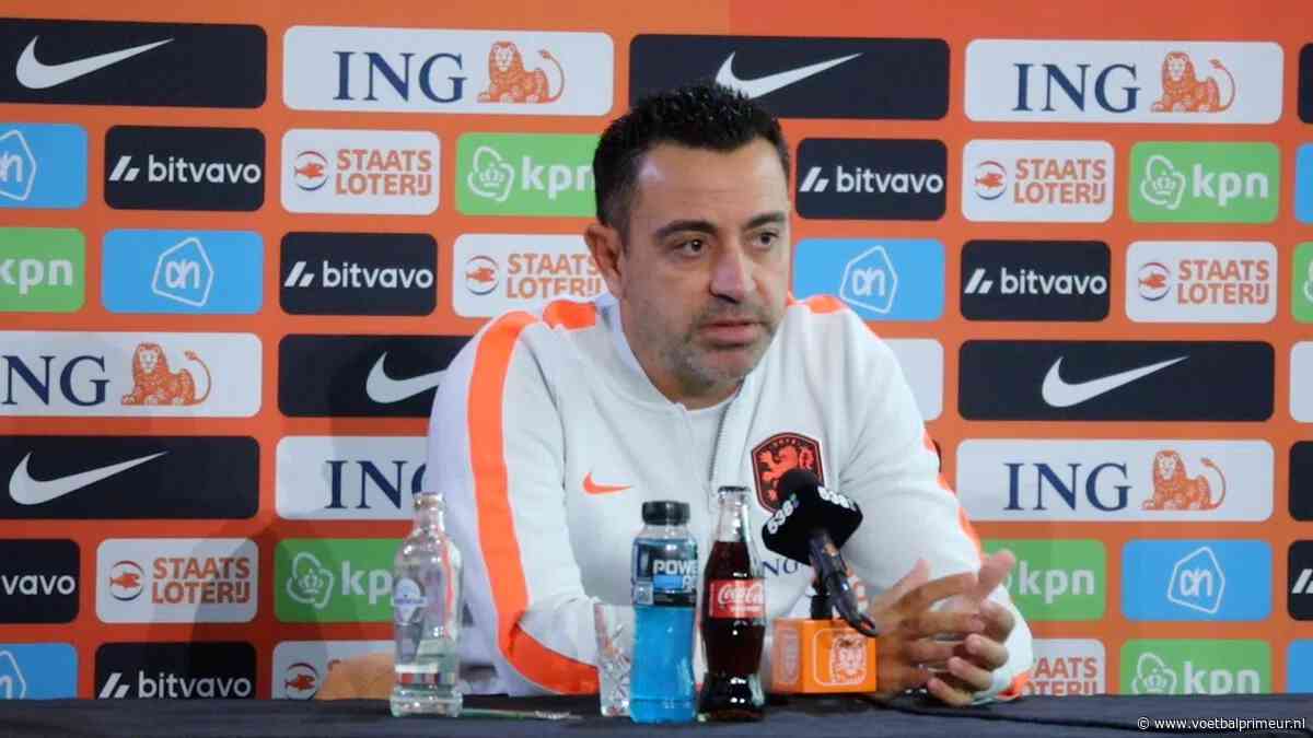 Xavi passeert Valente bij Oranje: 'Ik zie hem als aanvallende middenvelder'