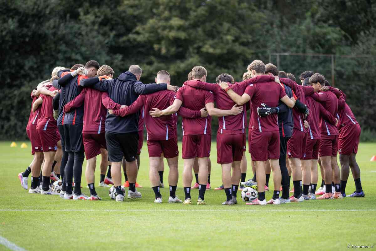 Training 22 september om 12.30 uur