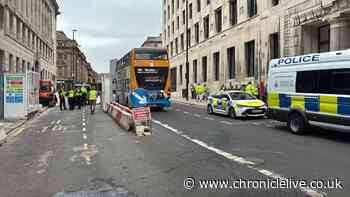 Newcastle city centre incident LIVE: 999 crews called to building site