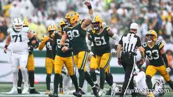 Lukas Van Ness' breakout game saves Packers in OT win vs. Jets