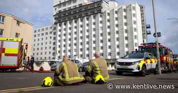Photos show huge emergency service response and aftermath of Folkestone Grand Burstin hotel fire