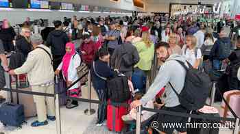 Air traffic control chaos - live: Belfast and Newcastle flights among hundreds delayed