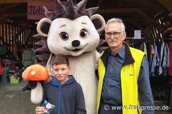Neues Maskottchen im Vogtland: Eimberger Herbstmarkt bekommt einen Igel