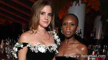 Emma Watson makes a rare red carpet appearance as she mingles with Cynthia Erivo at star-studded Lucas Museum gala in LA