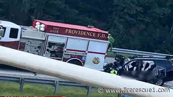 3 family members killed after SUV strikes N.C. fire truck blocking crash