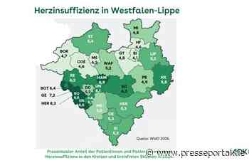 AOK-Gesundheitsatlas: 316.800 Menschen in Westfalen-Lippe leiden an einer Herzinsuffizienz