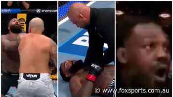 ‘Out cold!’: Third-fastest KO EVER as huge underdog’s ‘absolute stunner’ drops legend’s jaw