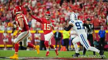 The main things to know from Sunday's Week 2 games: Mahomes' magic returns; injuries to Williams, Daniels