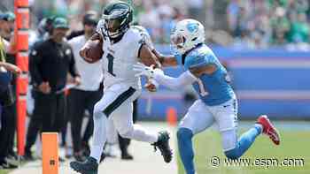 Hurts' third-and-longs, Saints' first-half offense and more: Check out Solak's Next Ben Stats