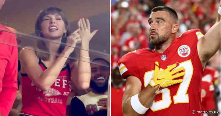 Taylor Swift proudly loses her cool at husband Travis Kelce’s game: ‘He married me’