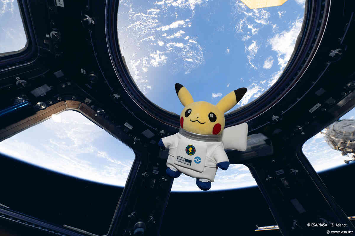 ESA en The Pokemon Company International lanceren een tentoonstelling en Pikachu ervaring voor astronauten in heel Europa