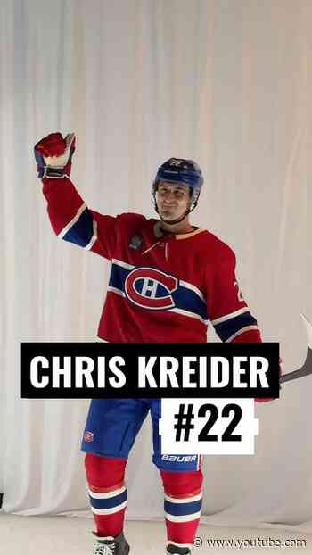 Our new number 22 #BTS #NHL #ChrisKreider