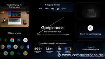 Googlebook: Googles neue Notebooks nutzen Android als Unterbau