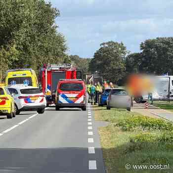 Ernstig ongeluk in Geesteren, traumaheli geland