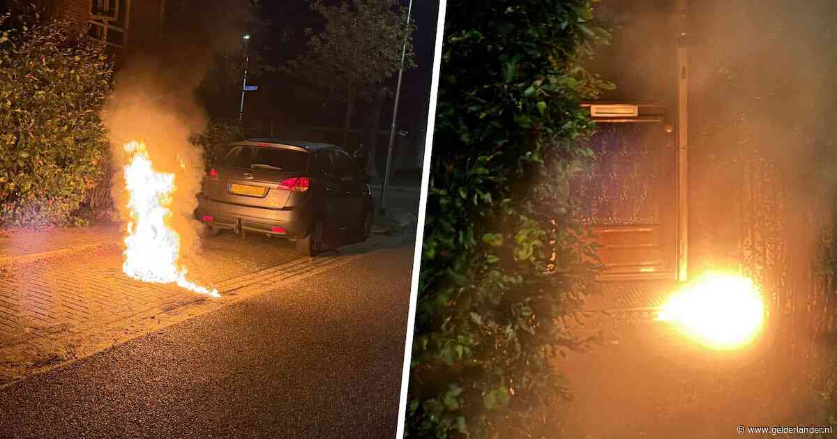Buurman schrikt wakker van explosie en rent met tuinslang naar buiten: ‘Ik zag een grote vuurbal’