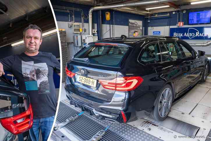 Jack ging meteen met zijn BMW 520i Touring naar de tuner: 'Ik weet nog niet hoeveel pk hij heeft'