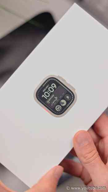 Apple Watch Ultra 4 Unboxing