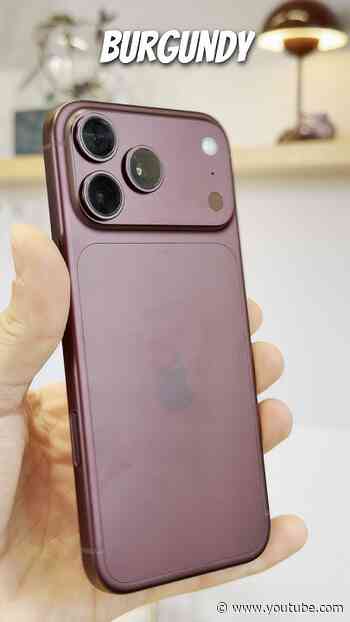 iPhone 18 Pro Max Burgundy vs Glacier vs Silver vs Black color showcase