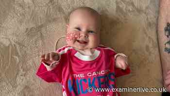 Parents say baby's pale skin was put down to them being 'fair' before her shock diagnosis