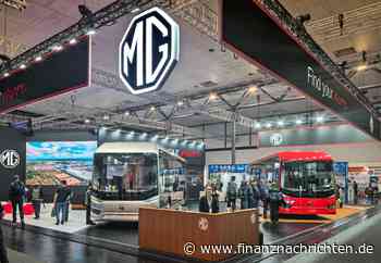 Sunwin: MG Commercial feiert auf der IAA Transportation 2026 sein Debüt mit zwei vollelektrischen Bussen