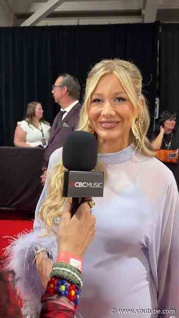 Madeline Merlo shares her favourite Shania Twain song at the CCMA Awards #CCMA50