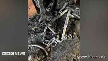 Second-hand battery caused self-built e-bike fire