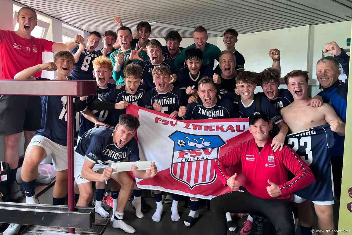 FSV Zwickau: A-Junioren jubeln nach wildem Spiel bei Viktoria Berlin