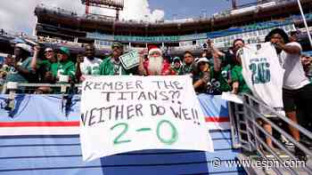 😈 Eagles poking fun at Titans tops Week 2 trolls