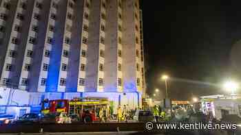 Man, 38, and woman, 21, arrested in connection with Folkestone hotel fire