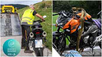 Schwarzes Wochenende in der Region: Sieben Motorrad-Unfälle – einer davon tödlich