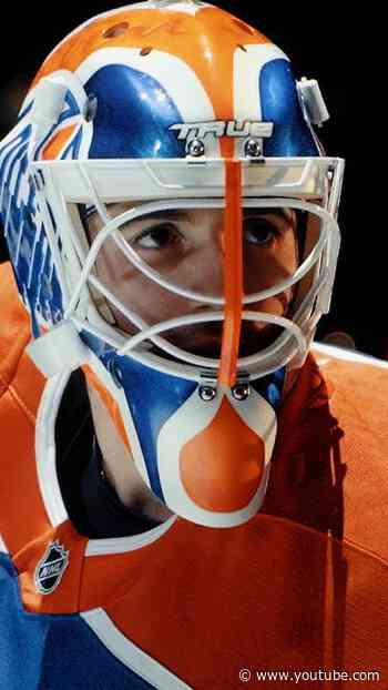 Devon Levi's New Mask Inspired by Grant Fuhr