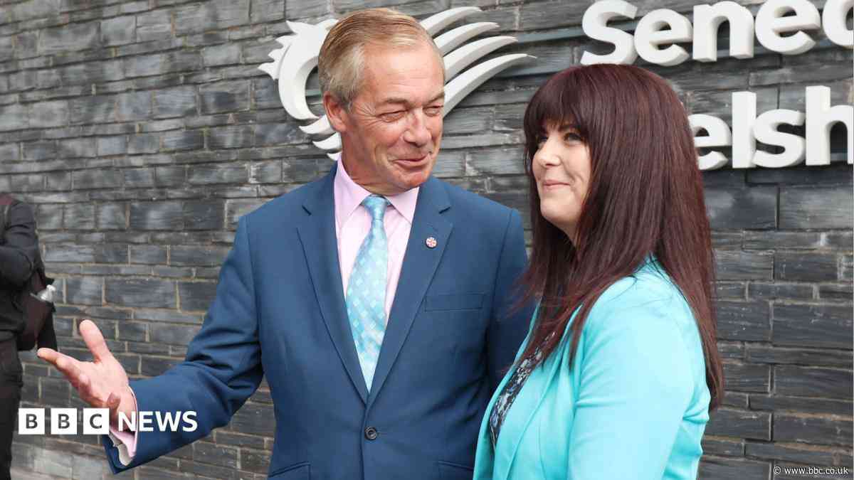 Helen Jenner unveiled by Nigel Farage as new leader of Reform in Wales
