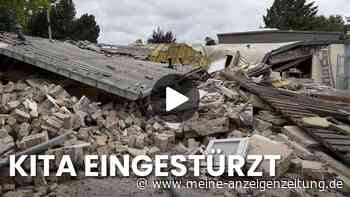 Kita in Wolfsburg eingestürzt – so sieht das Gebäude nach der mutmaßlichen Gasexplosion aus