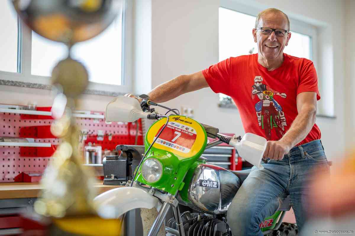 Vintage-Trophy in Zschopau: Enduro-Legende aus dem Erzgebirge will Titel verteidigen