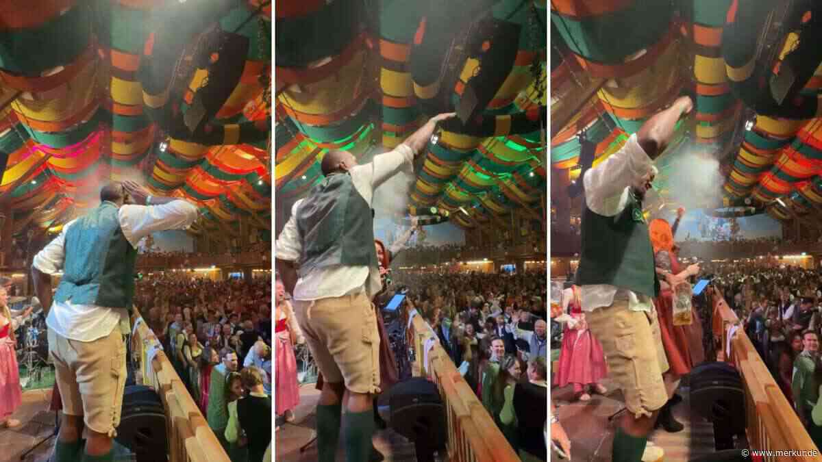 Er ist es wirklich: Wiesn-Besucher entdecken Weltstar auf dem Oktoberfest