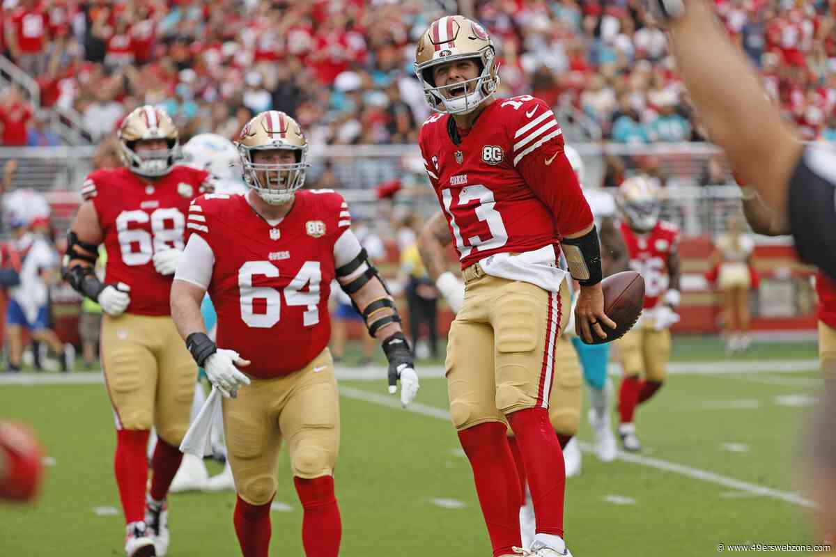 How Brock Purdy awed 49ers teammates: 'We're starting to witnessÂ Brock's prime'